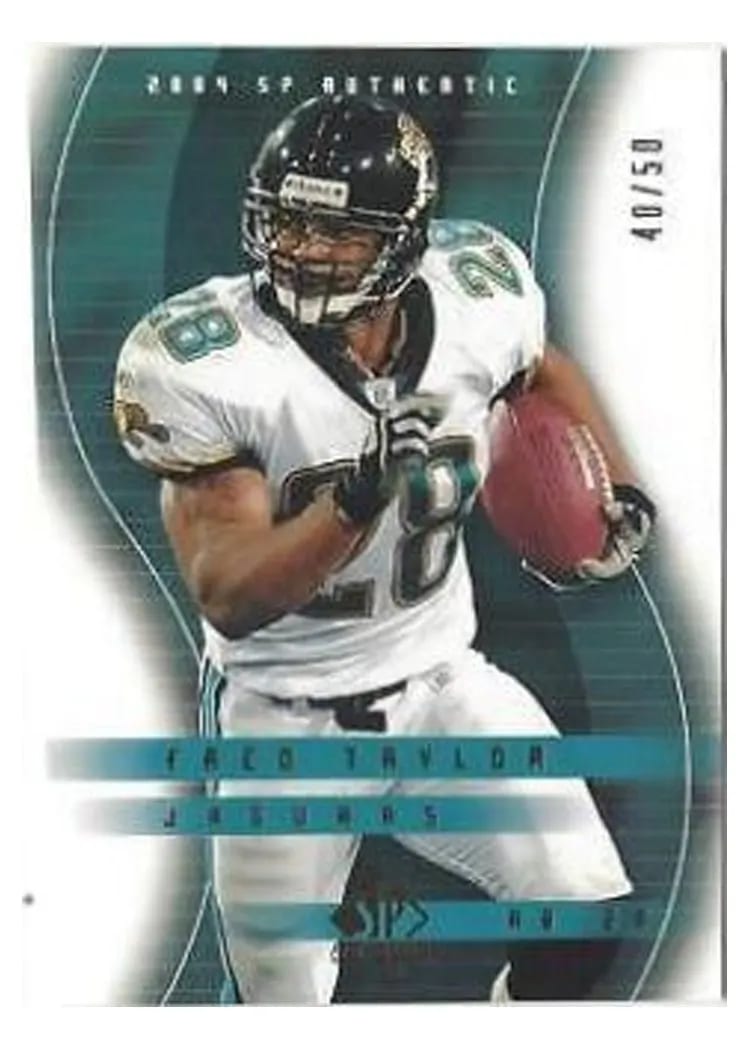 2004 SP Authentic Fred Taylor #41 card
