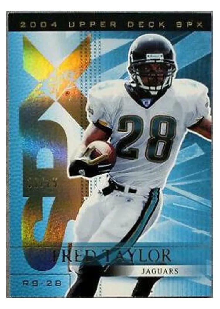 2004 Spx Fred Taylor #45 card