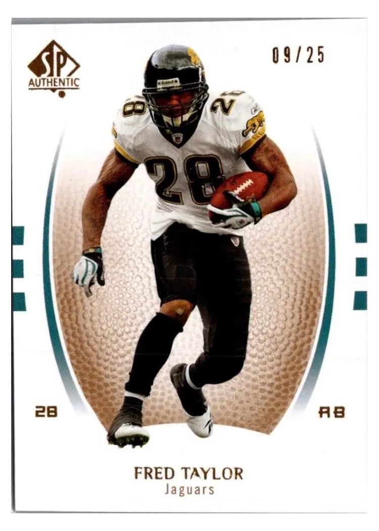 2007 SP Authentic Fred Taylor #36 card