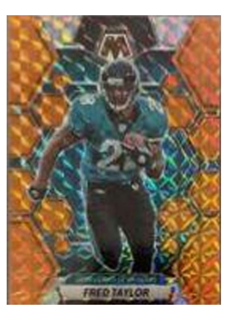 2023 Panini Mosaic Base Set Fred Taylor Orange #107 card