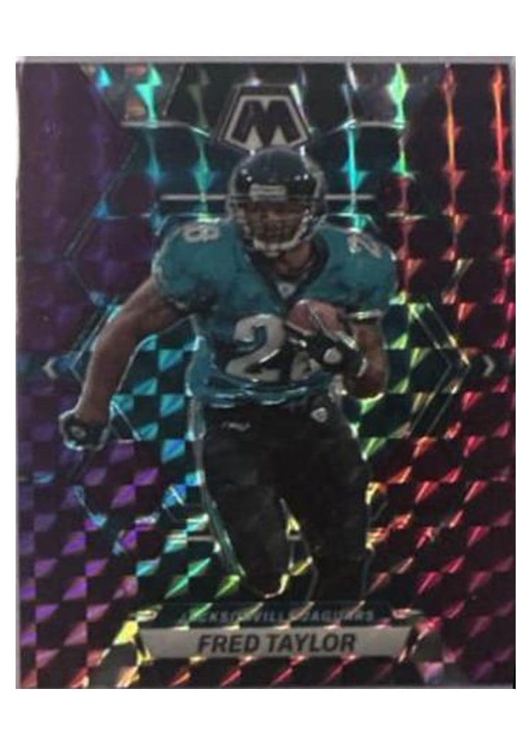 2023 Panini Mosaic Base Set Fred Taylor Purple #107 card
