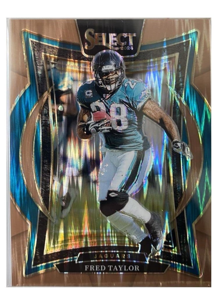2024 Panini Select Base Set Fred Taylor Copper Prizm Shock #57 card