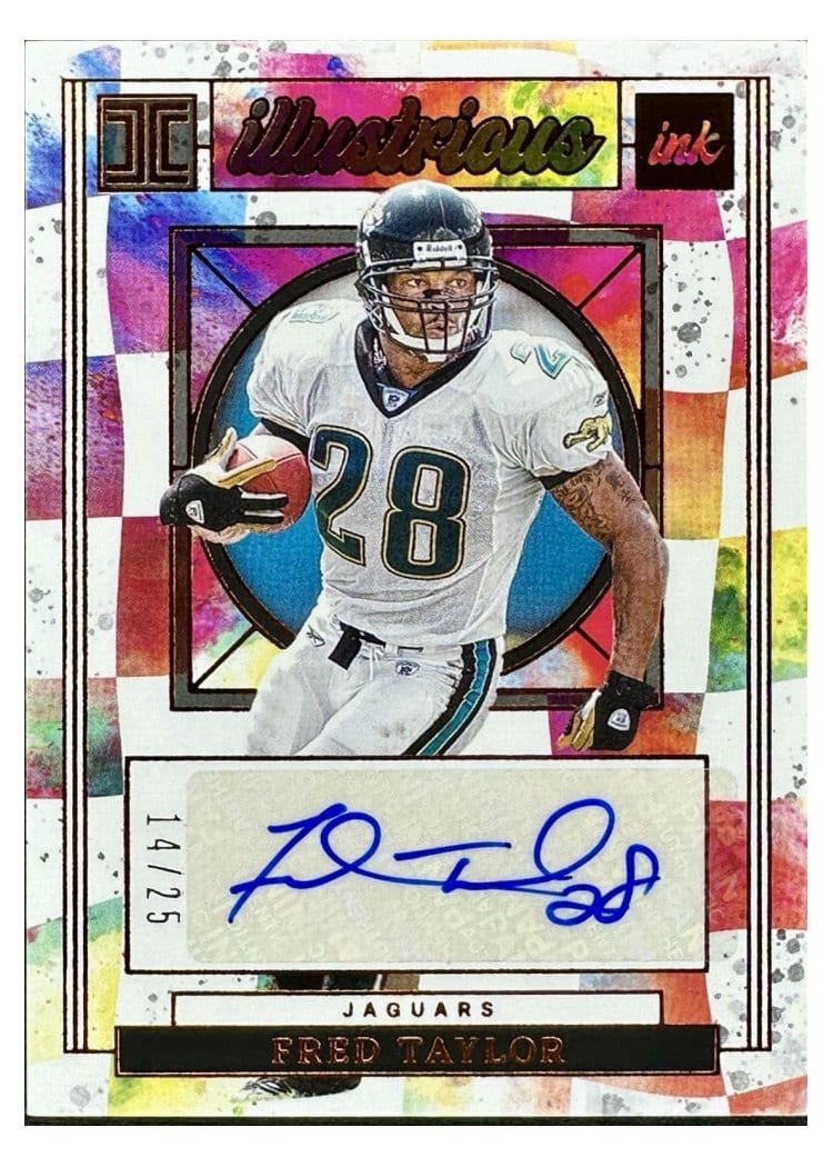2025 Panini Impeccable Illustrious Ink Fred Taylor #14 card
