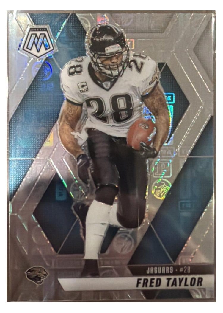 2025 Panini Mosaic Base Set Fred Taylor Silver Knight #157 card