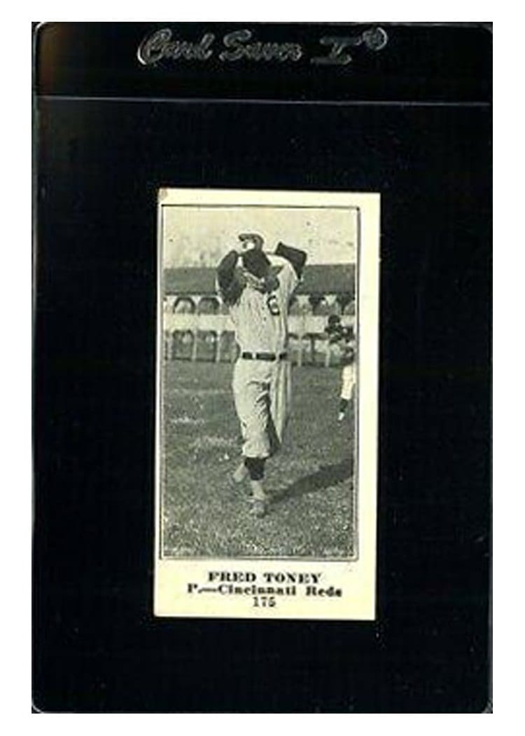 1916 M101 4 Sporting News Fred Toney #175 card