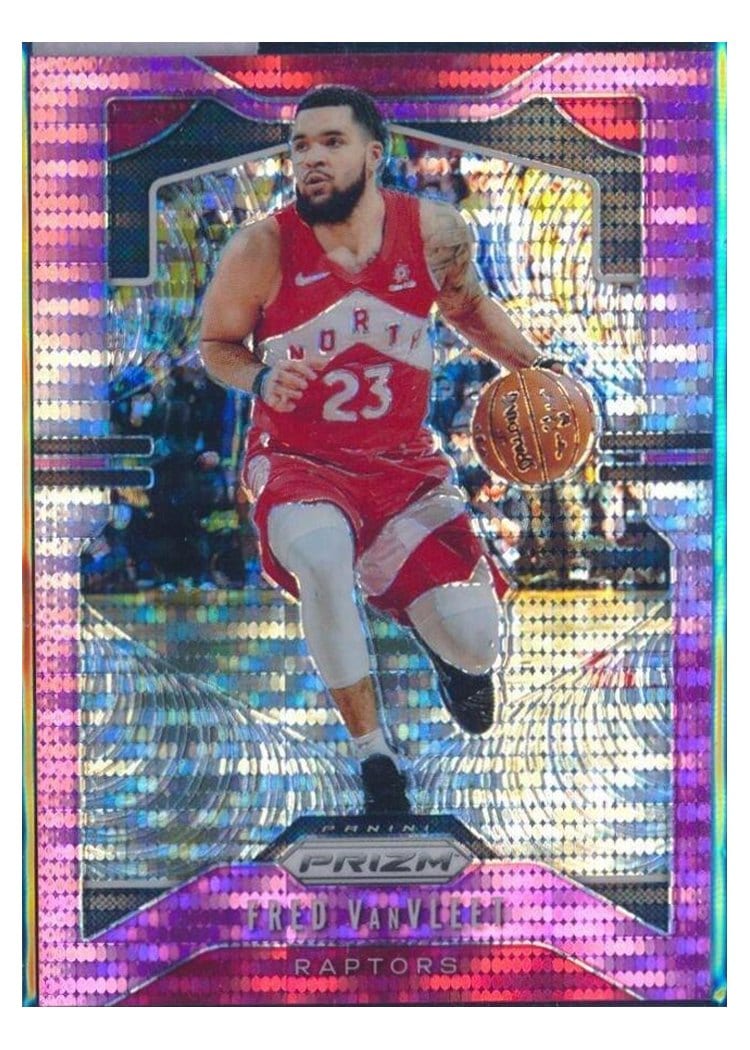 2019-20 Panini Prizm Base Set Fred VanVleet Pink Pulsar Prizm #157 card