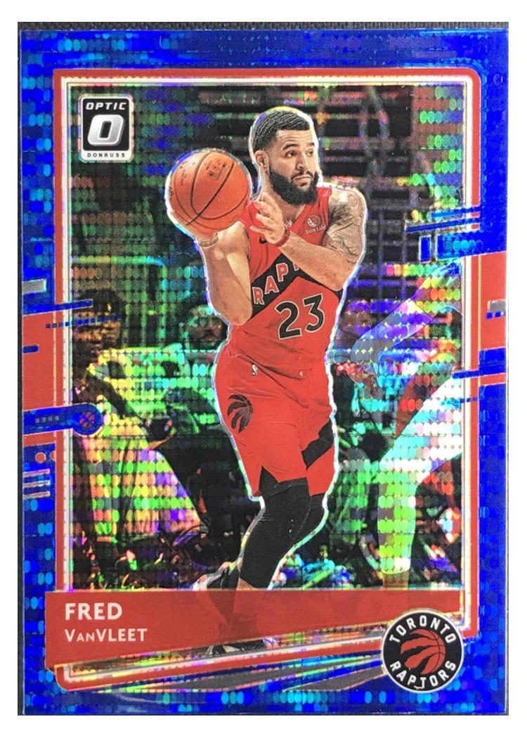 2020-21 Donruss Optic Base Set Fred VanVleet Blue Pulsar #131 card