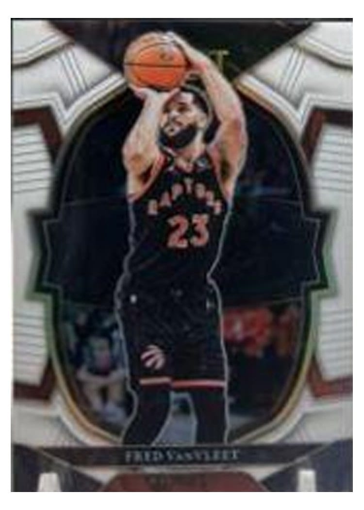 2022-23 Panini Select Base Set Fred VanVleet White Prizm #36 card