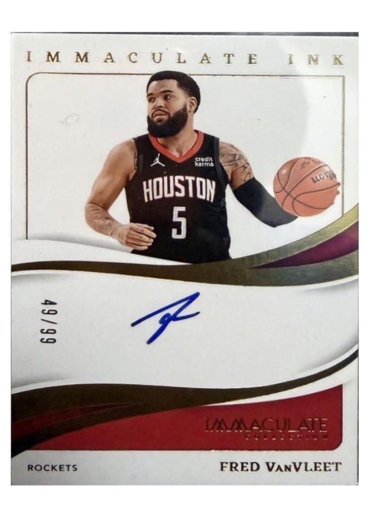 2023-24 Panini Immaculate Collection Immaculate Ink Fred VanVleet #24 card