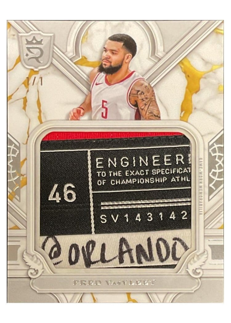 2023-24 Topps Royalty Jersey Tags Fred VanVleet #JT-FVL card