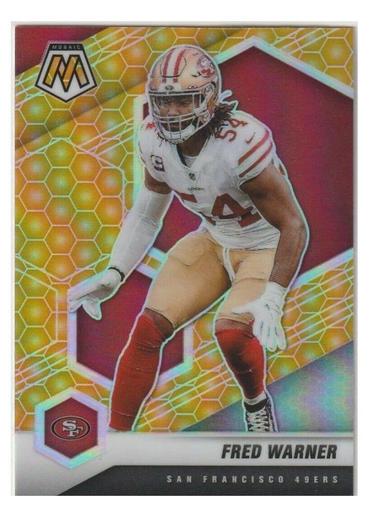 2021 Panini Mosaic Base Set Fred Warner #178 card
