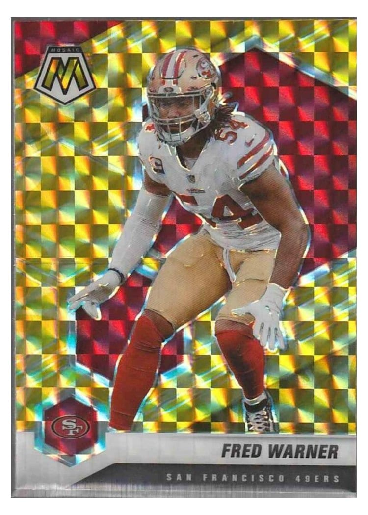 2021 Panini Mosaic Base Set Fred Warner #178 card