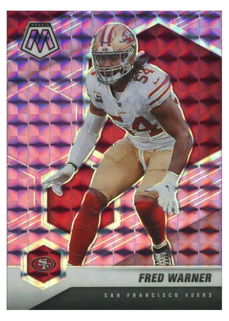 2021 Panini Mosaic Base Set Fred Warner #178 card