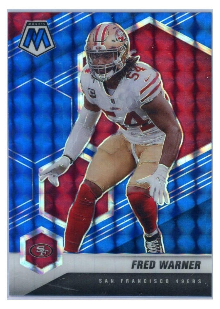 2021 Panini Mosaic Base Set Fred Warner #178 card