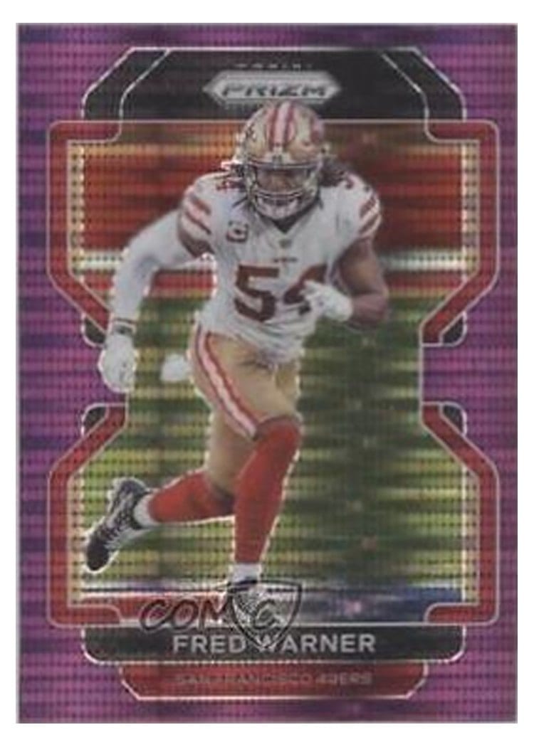 2021 Panini Prizm Base Set Fred Warner #59 card
