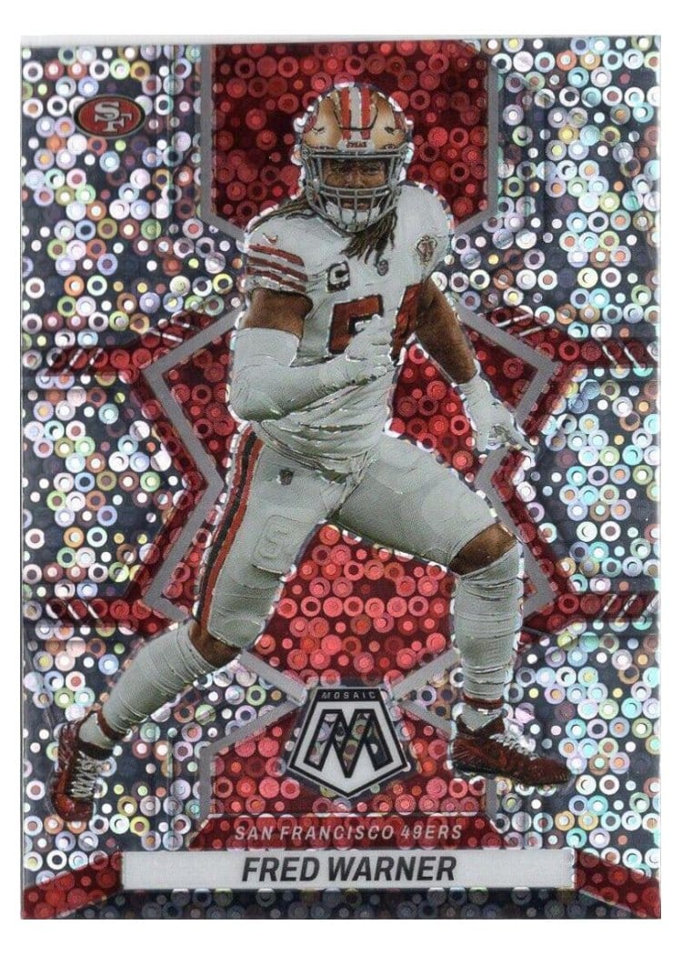 2022 Panini Mosaic Base Set Fred Warner #222 card