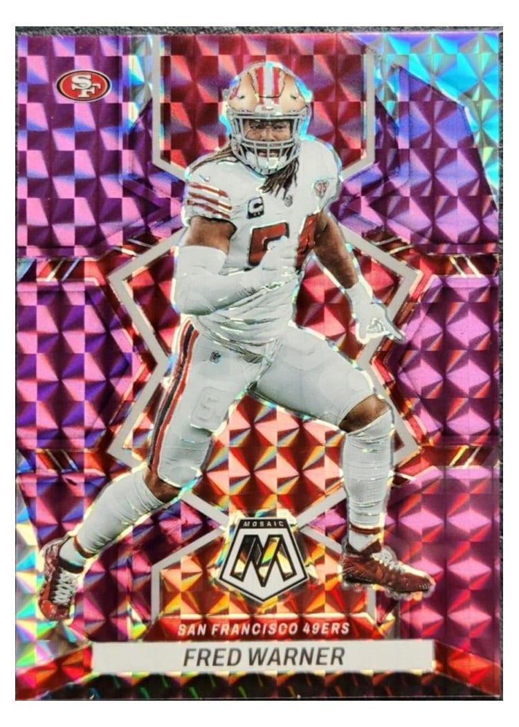 2022 Panini Mosaic Base Set Fred Warner #222 card