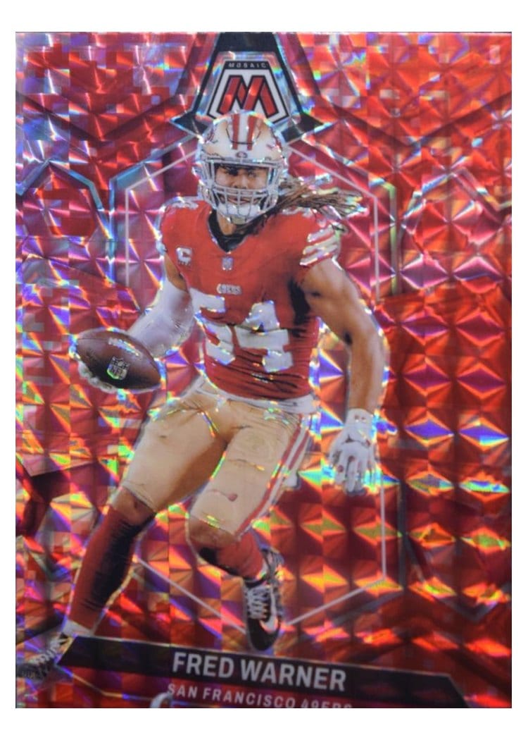 2024 Panini Mosaic Base Set Fred Warner #196 card