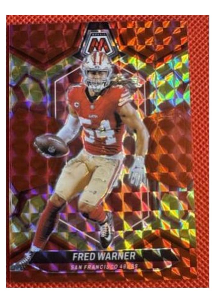 2024 Panini Mosaic Base Set Fred Warner #196 card