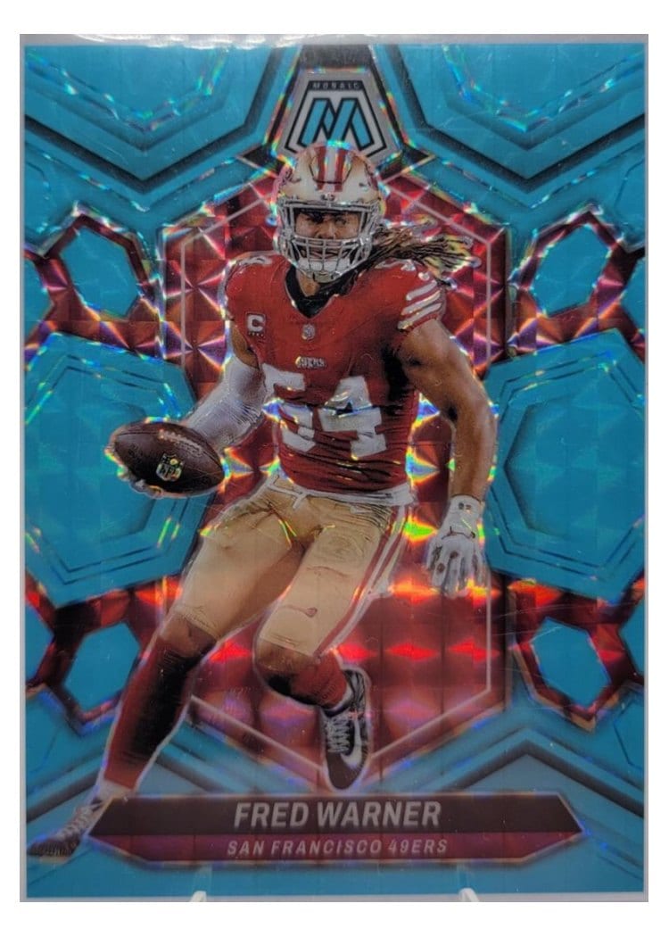 2024 Panini Mosaic Base Set Fred Warner #196 card