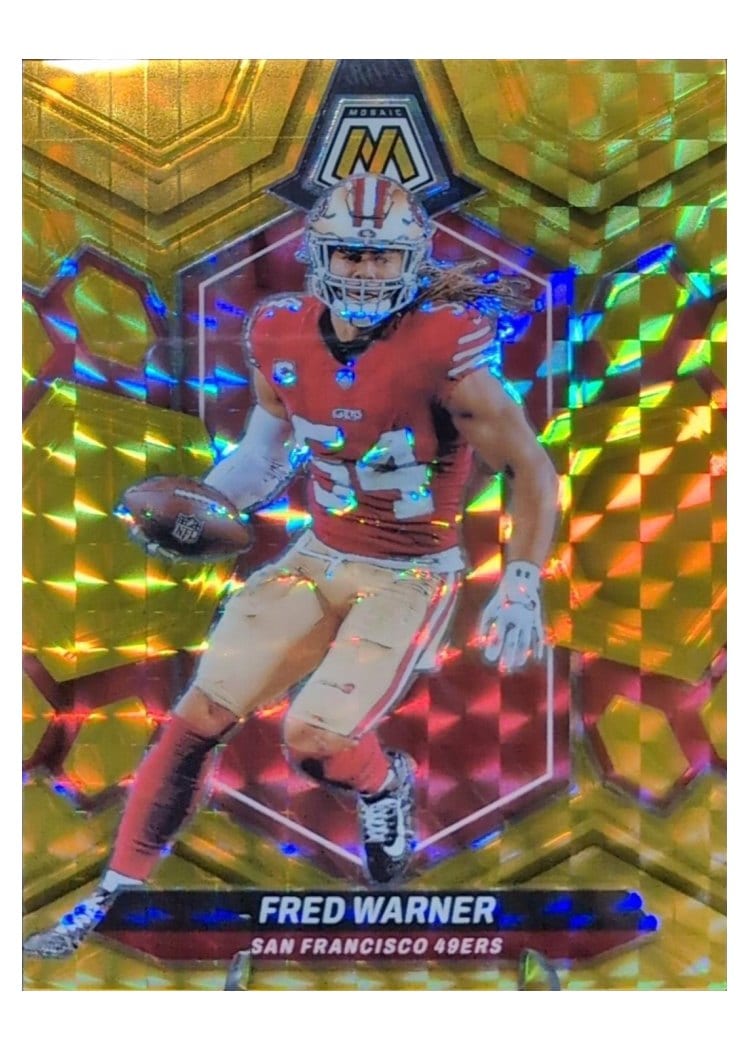 2024 Panini Mosaic Base Set Fred Warner #196 card