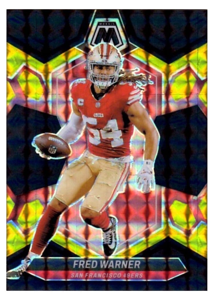 2024 Panini Mosaic Base Set Fred Warner #196 card
