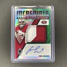 2024 Panini Phoenix Incredible Inked Materials Fred Warner #IIM-FWR card