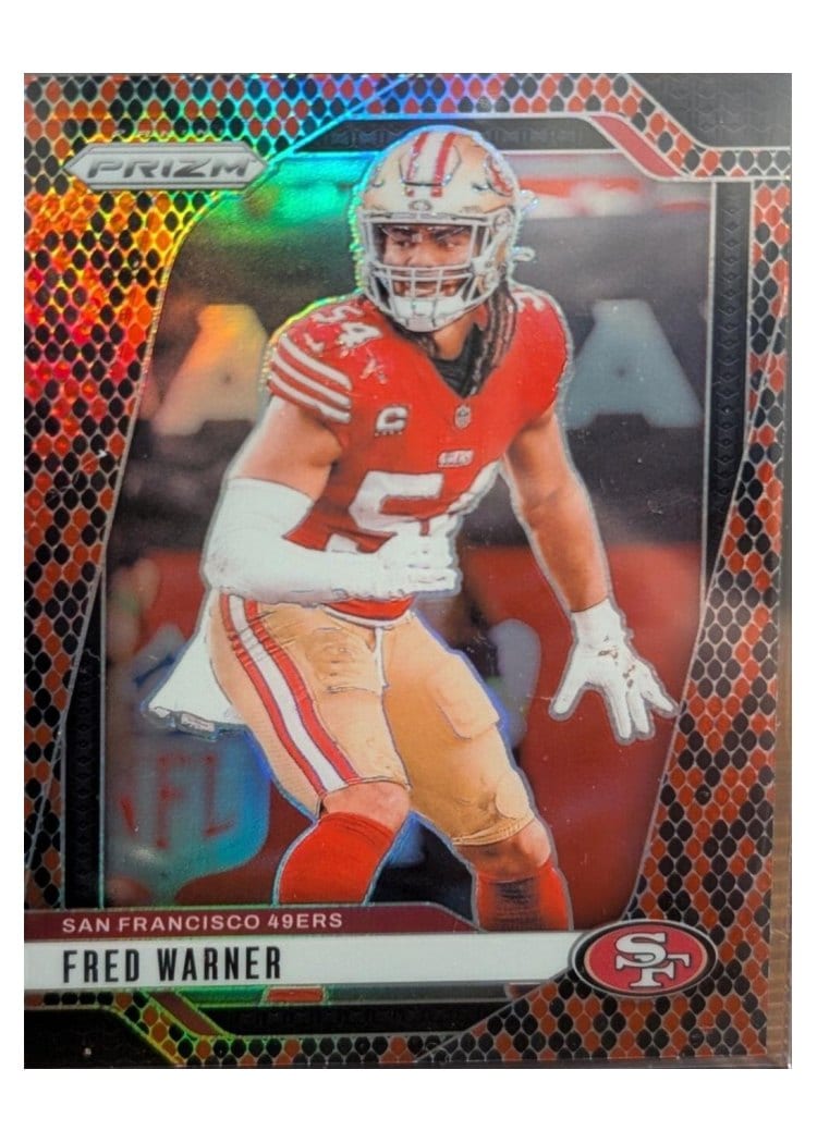 2024 Panini Prizm Base Set Fred Warner Snakeskin #255