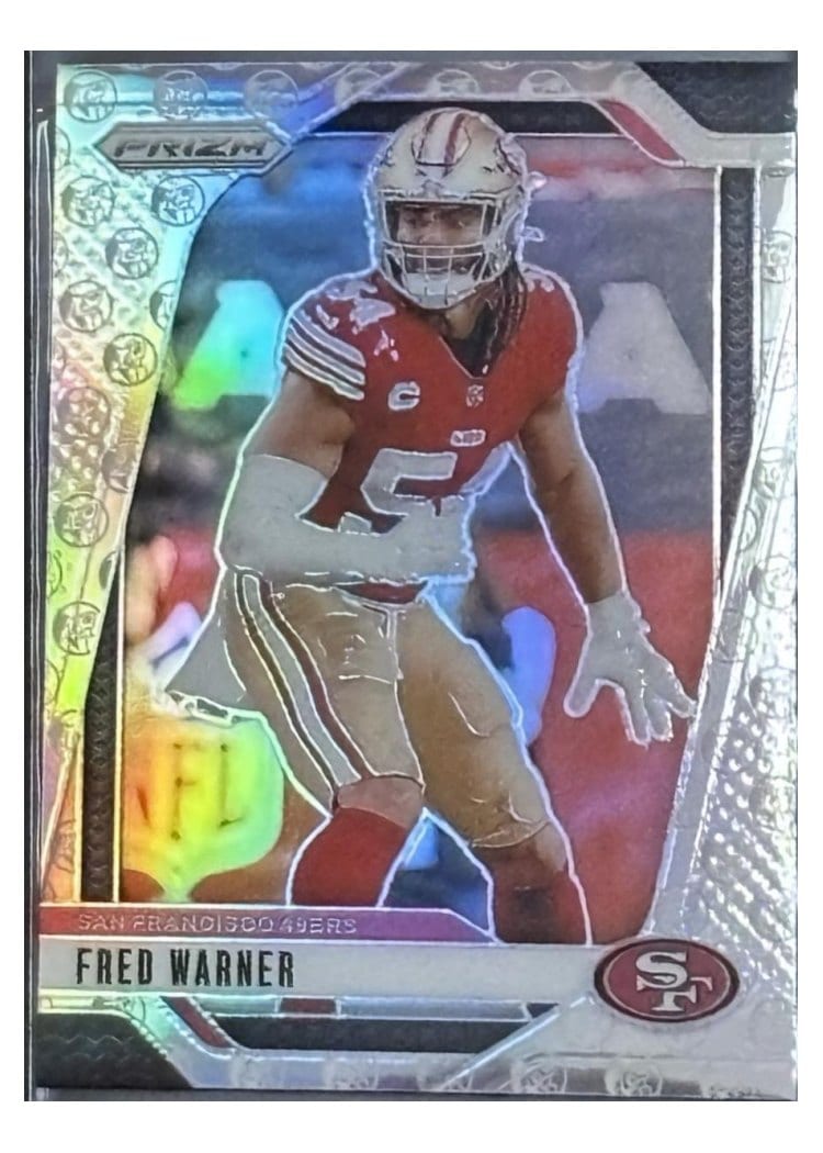 2024 Panini Prizm Base Set Fred Warner White Knight #255