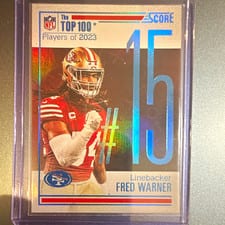 2024 Score Top 100 Fred Warner #15 card