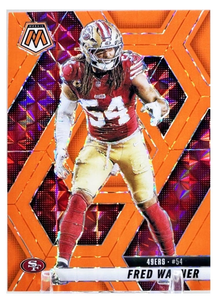 2025 Panini Mosaic Base Set Fred Warner #165 card