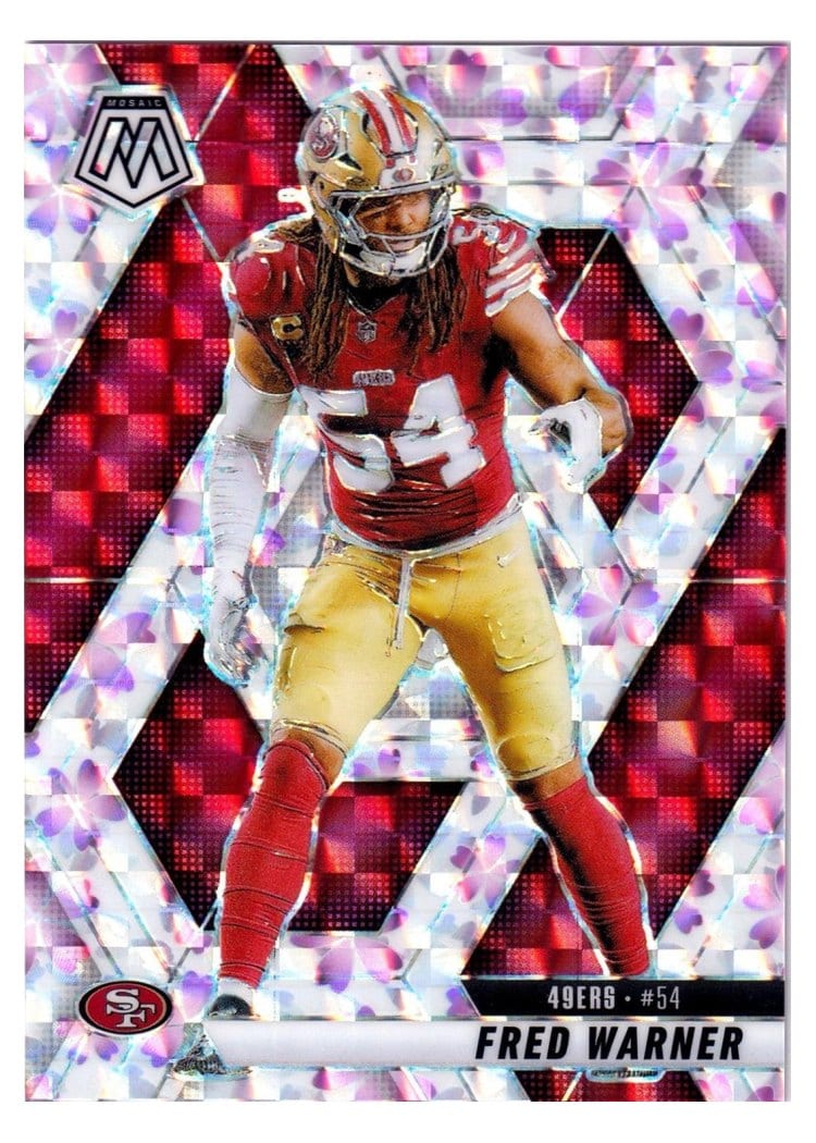 2025 Panini Mosaic Base Set Fred Warner #165 card