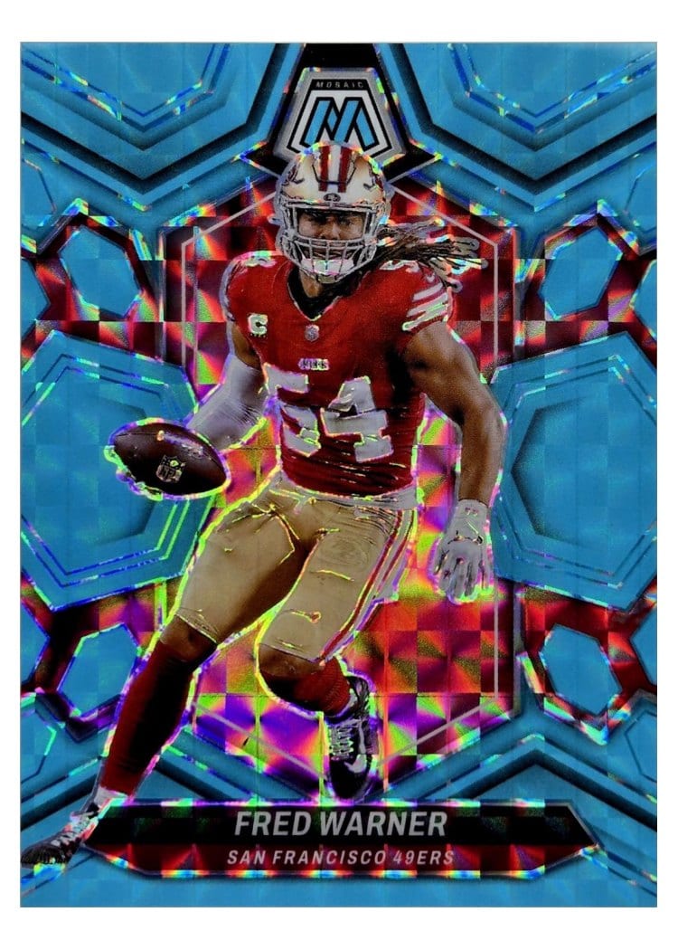 2025 Panini Mosaic Base Set Fred Warner #165 card
