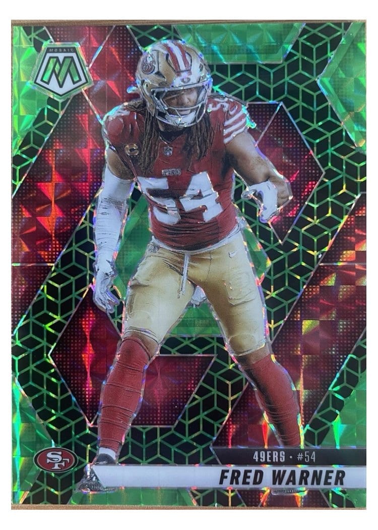 2025 Panini Mosaic Base Set Fred Warner #165 card