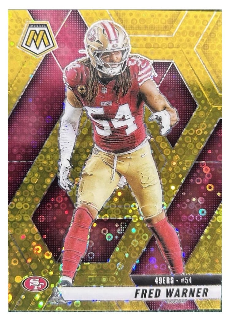2025 Panini Mosaic Base Set Fred Warner #165 card