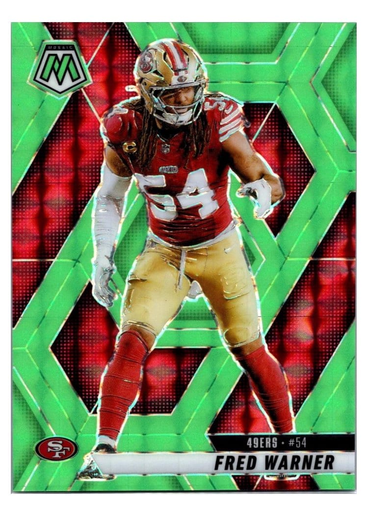 2025 Panini Mosaic Base Set Fred Warner #165 card