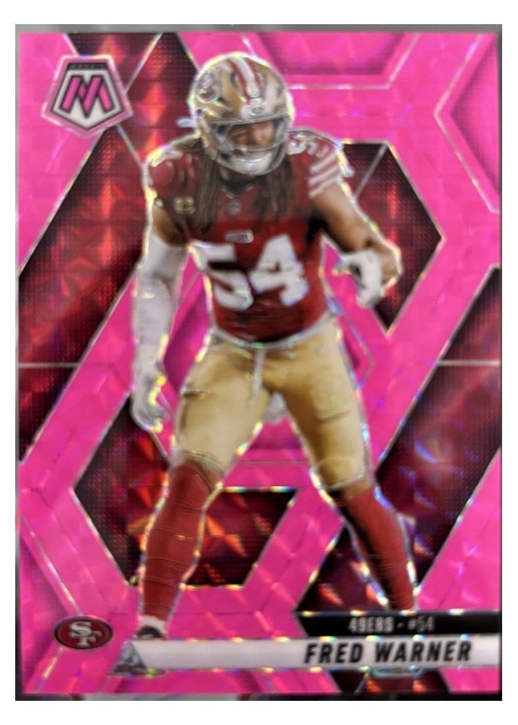 2025 Panini Mosaic Base Set Fred Warner #165 card