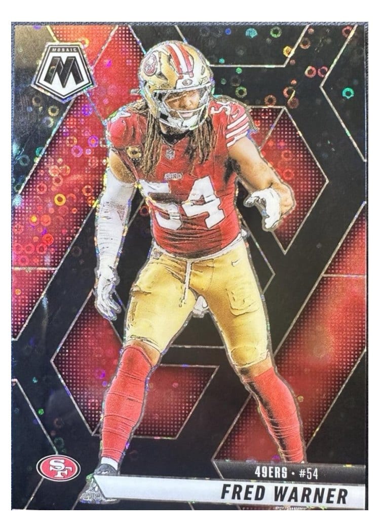 2025 Panini Mosaic Base Set Fred Warner #165 card