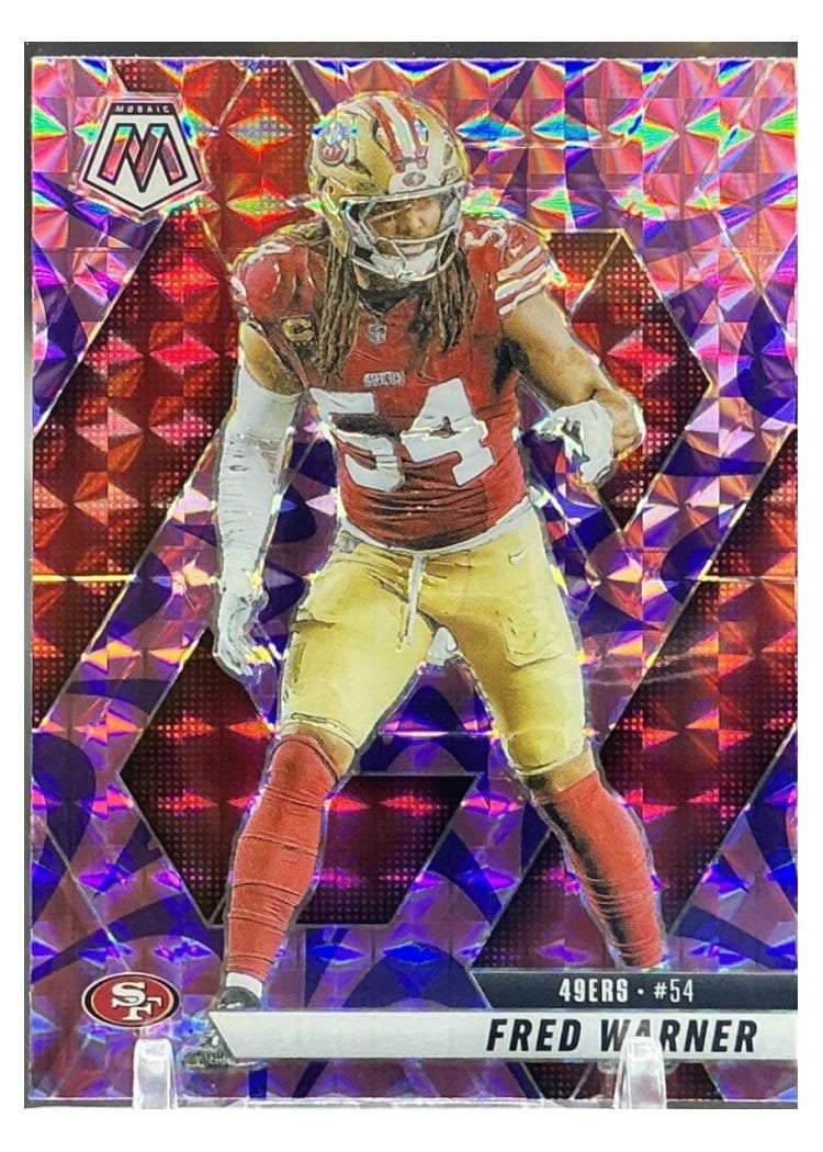 2025 Panini Mosaic Base Set Fred Warner #165 card