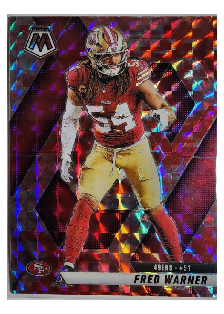 2025 Panini Mosaic Base Set Fred Warner #165 card