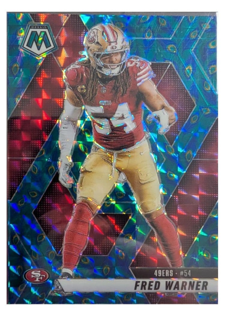2025 Panini Mosaic Base Set Fred Warner #165 card