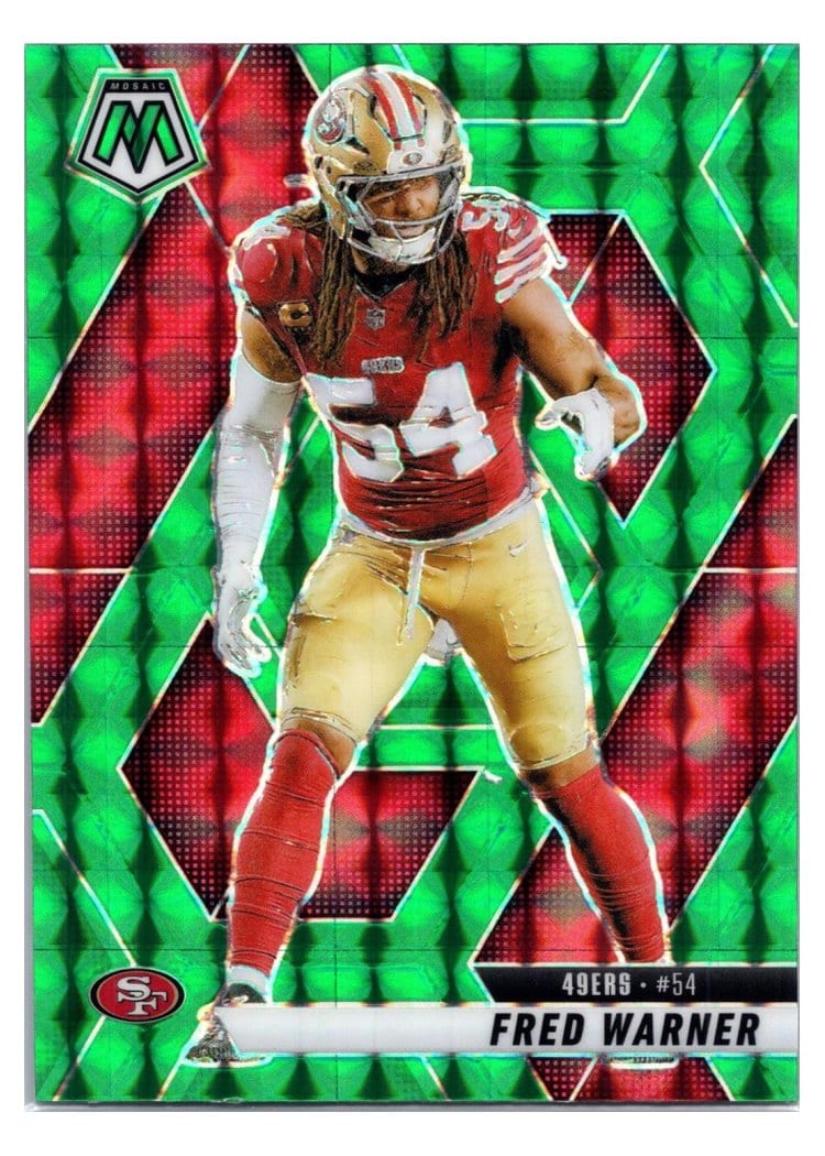 2025 Panini Mosaic Base Set Fred Warner #165 card
