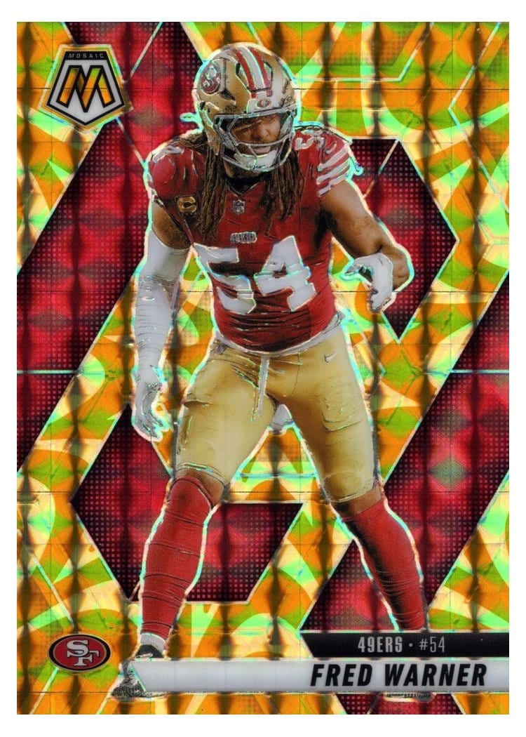 2025 Panini Mosaic Base Set Fred Warner #165 card