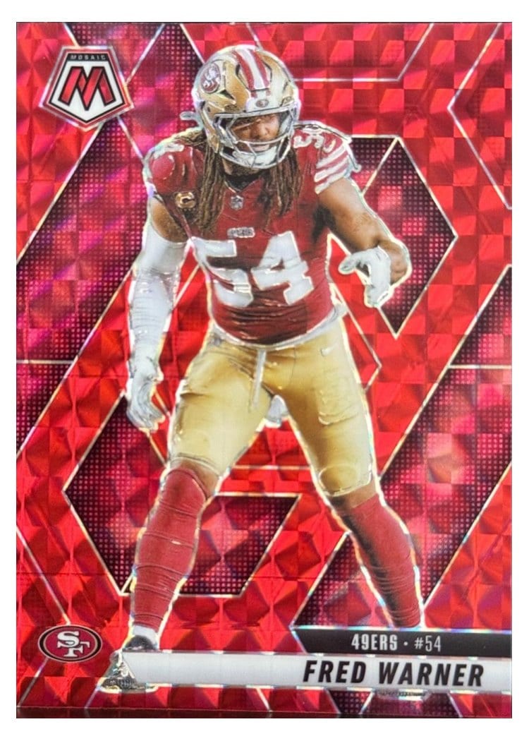 2025 Panini Mosaic Base Set Fred Warner #165 card