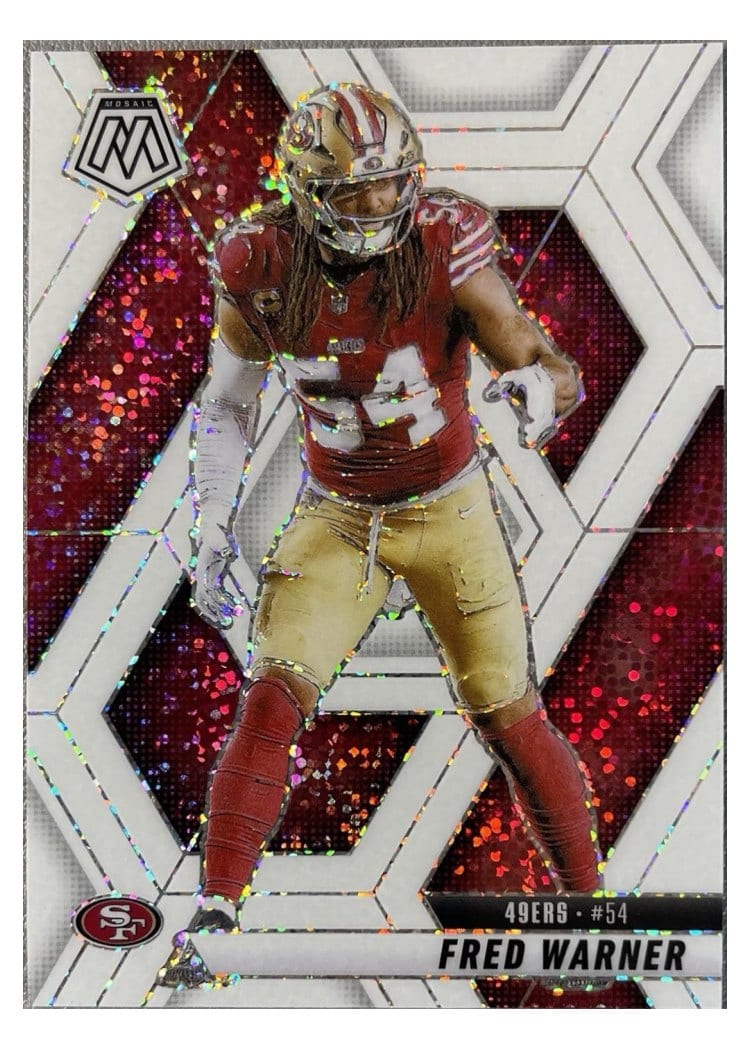 2025 Panini Mosaic Base Set Fred Warner #165 card