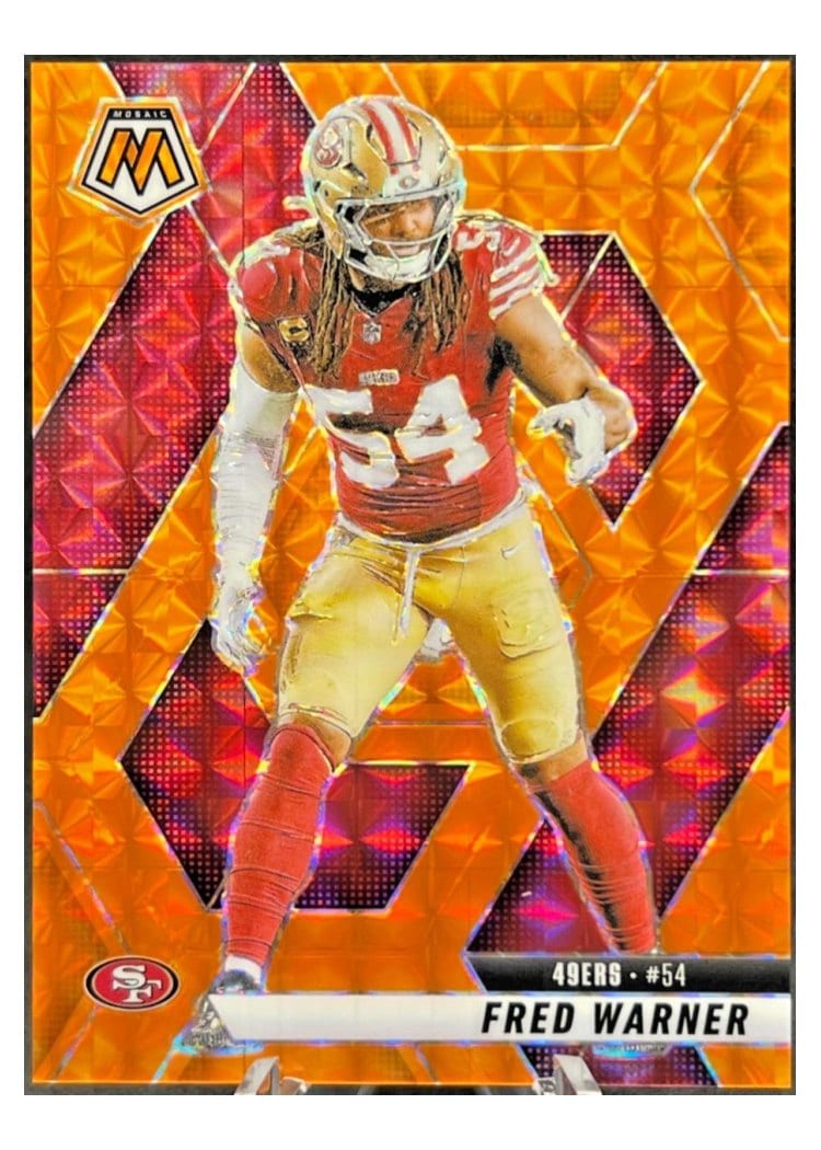 2025 Panini Mosaic Base Set Fred Warner #165 card