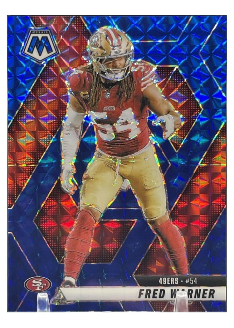 2025 Panini Mosaic Base Set Fred Warner #165 card