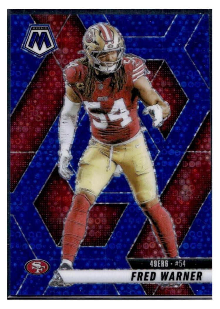 2025 Panini Mosaic Base Set Fred Warner #165 card