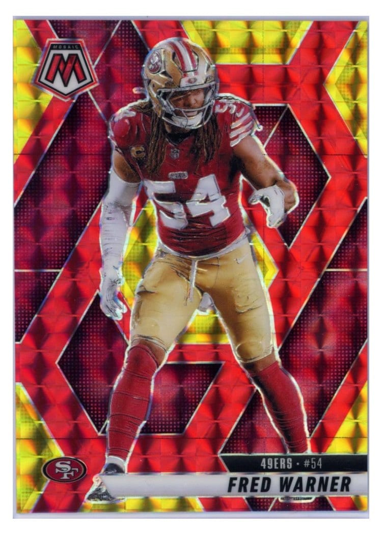 2025 Panini Mosaic Base Set Fred Warner #165 card