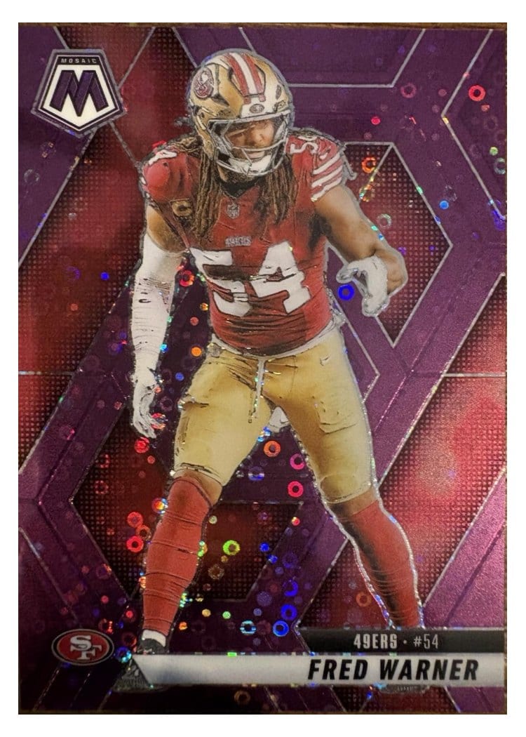 2025 Panini Mosaic Base Set Fred Warner #165 card